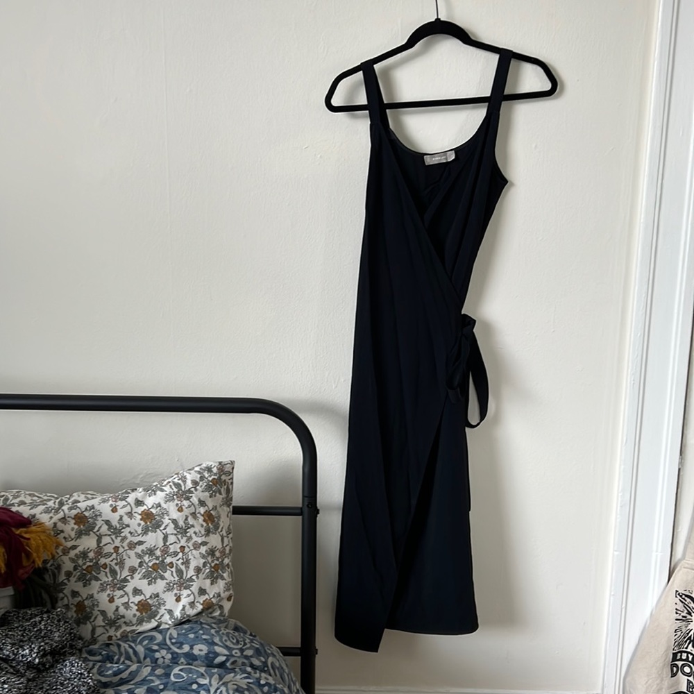 Everlane Black Midi Dress